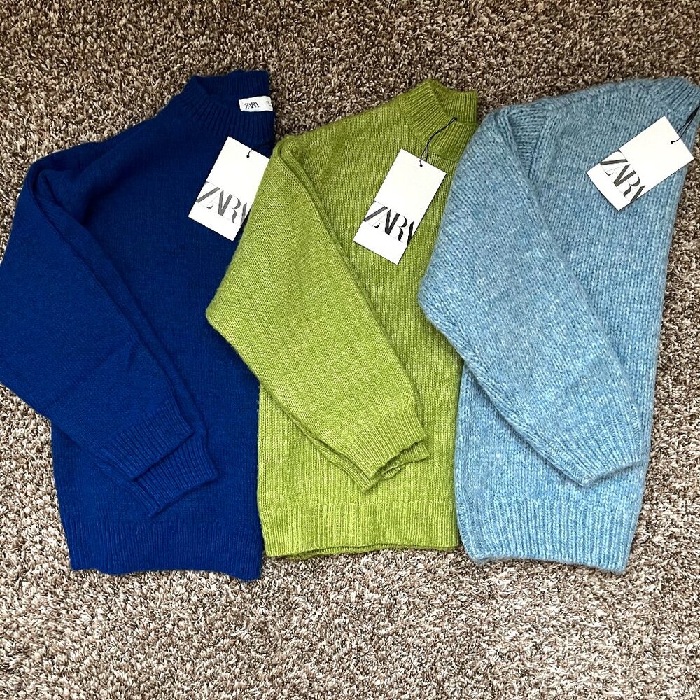 ZARA Kids - Boys Clothing Bundle - Size 8-9 Years (3 Sweaters)